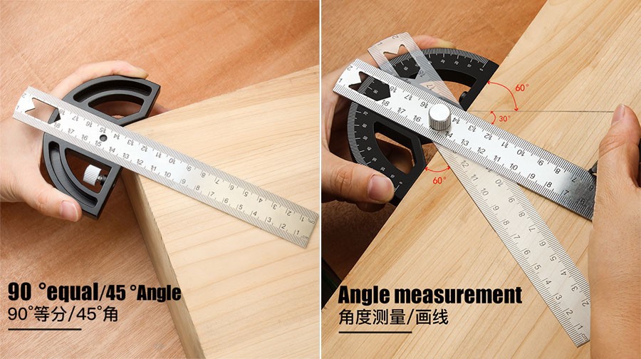 angle measuring ruler