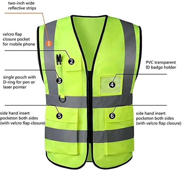 High Visibility Reflective Safety Vest