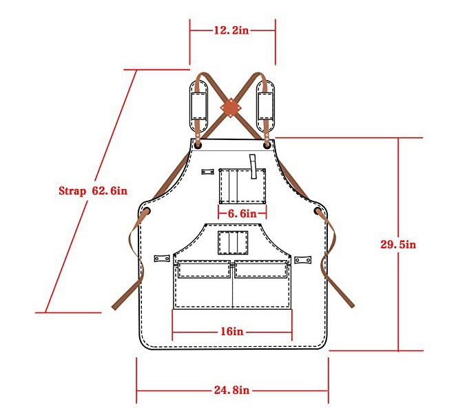 Specifications of Leather Worker Uniform