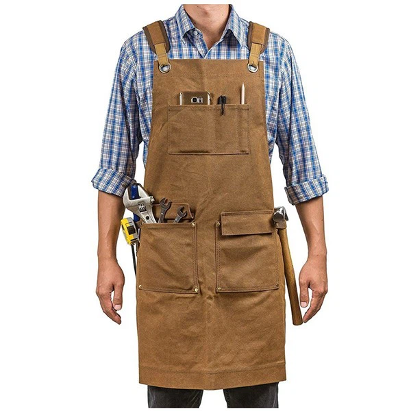 202109 Canvas apron carpentry electrician garden apron